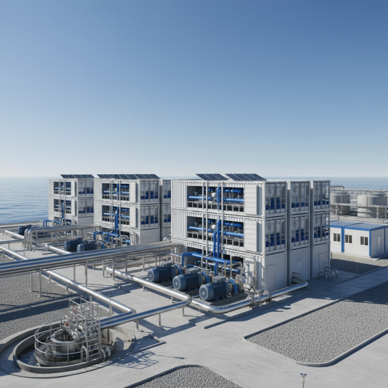 Grit and Growth: Water treatment technologies upgrade seawater processing