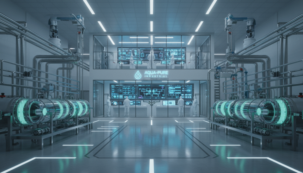 Zestful journey into machinery required for water treatment plant standards.