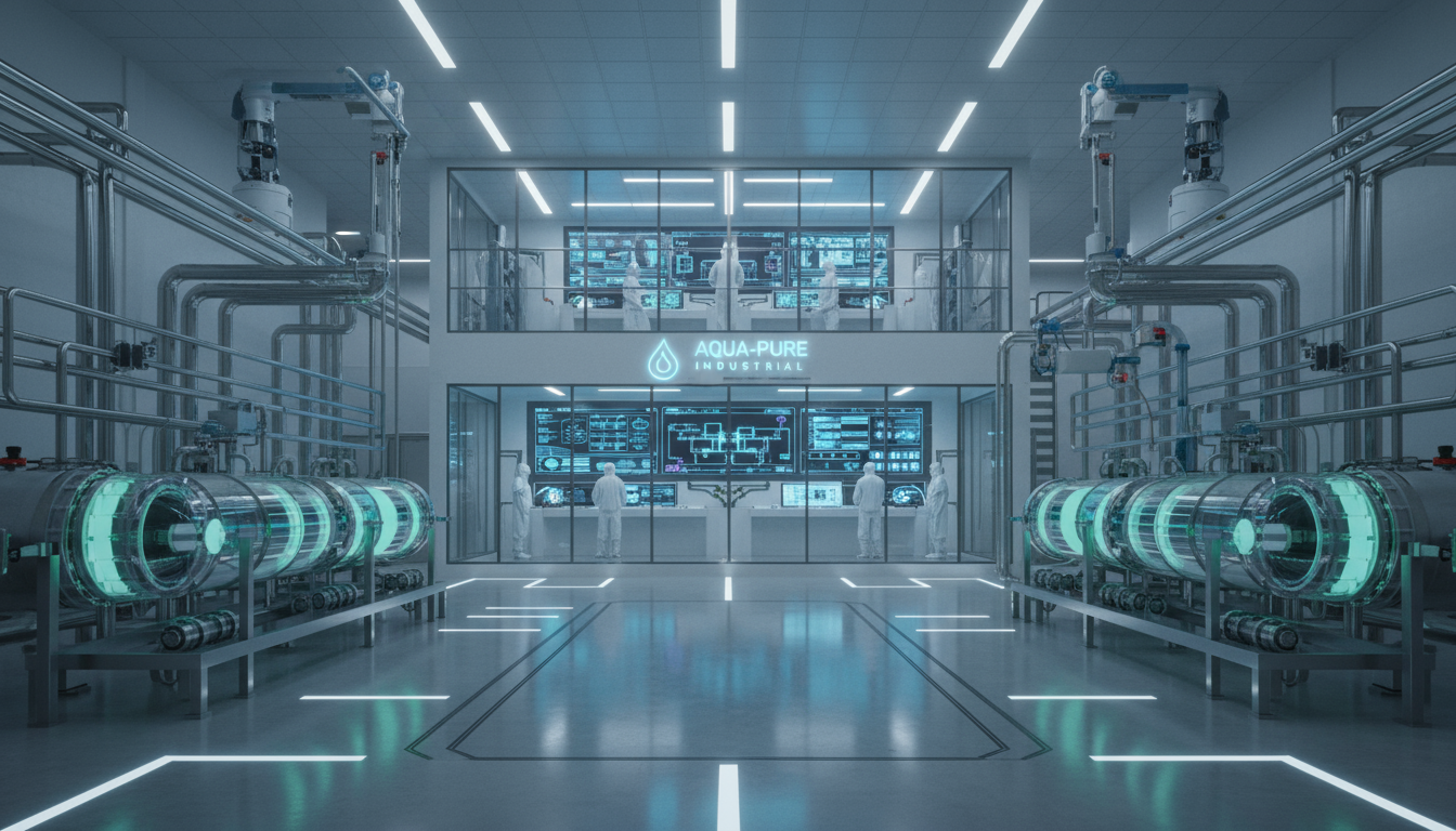 Zestful journey into machinery required for water treatment plant standards.