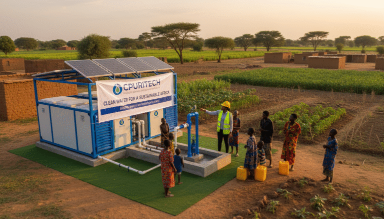 Sustainable: Win Reverse Osmosis Water Purification System for Africa