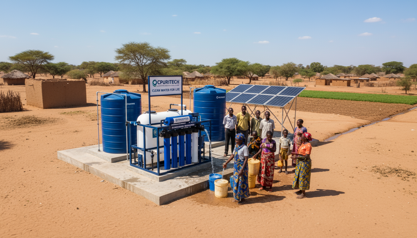 Modern Water System Reverse Osmosis Combats African Arid Conditions
