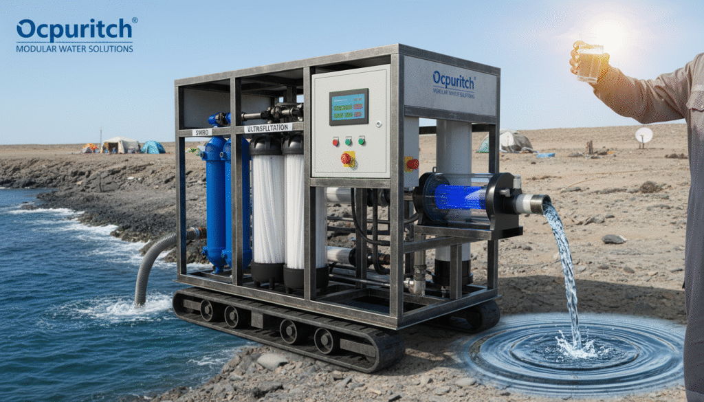 Compact Water Treatment of Plant Solutions for Rapid Deployment