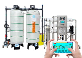 3TPH PLC + WIFI Remote Operation RO Systems
