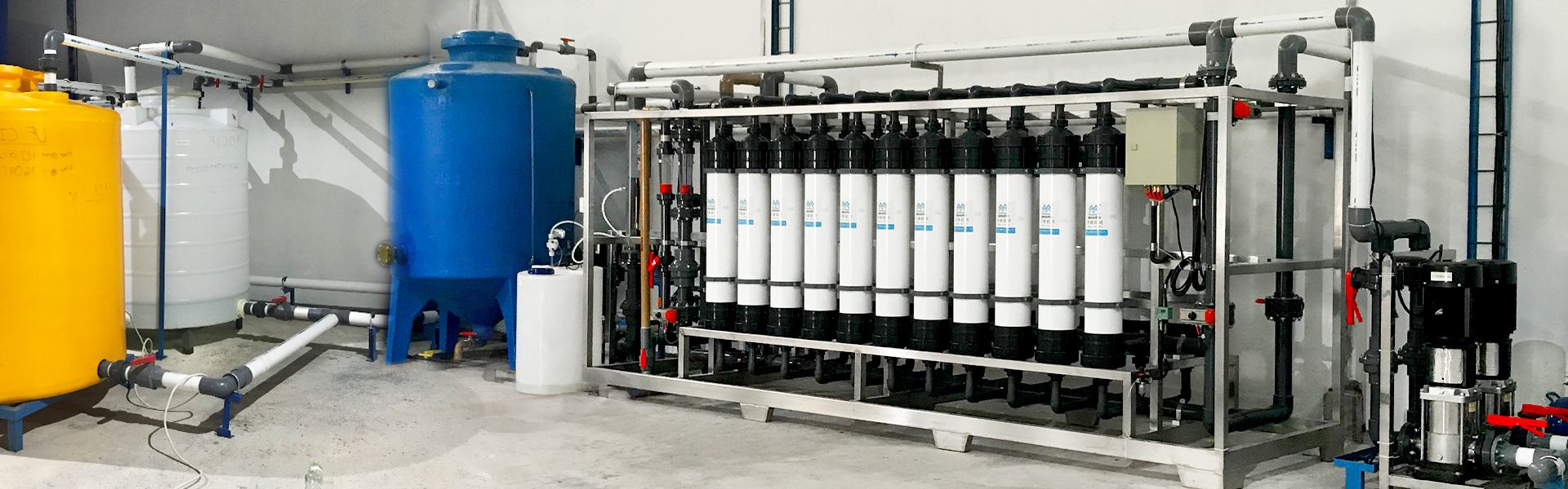 Shrimp farm recycling water treatment project case