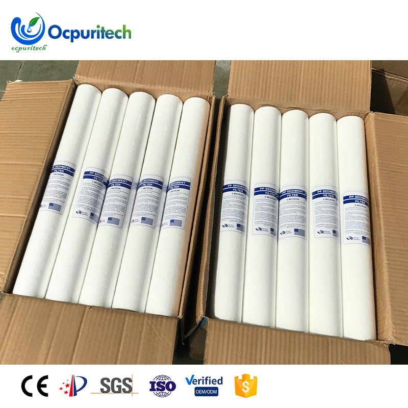 Wholesale 10 PP Sediment Cartridge Water Filters 5 Micron Food Grade Polypropylene CE Certified for Home Use