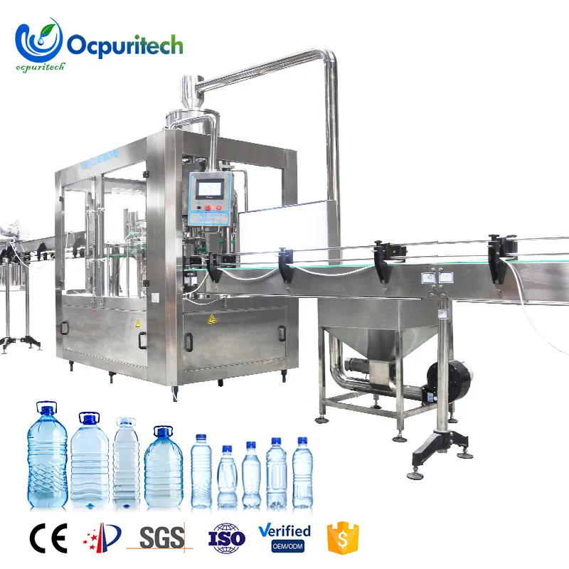 Automatic Water Bottling Filling Machine For 3-15L Bottle