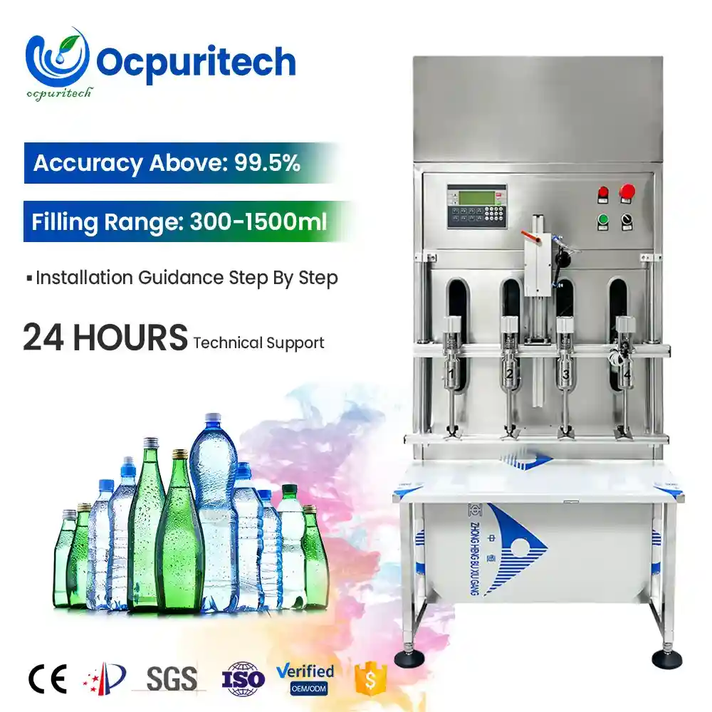 Pneumatic Semi-Automatic Liquid Filling Machine