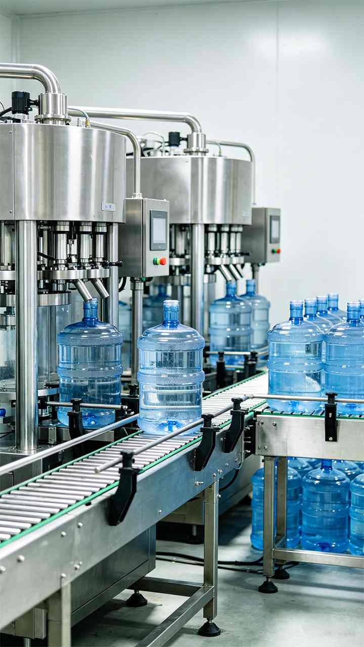 5-gallon automatic bottled water production