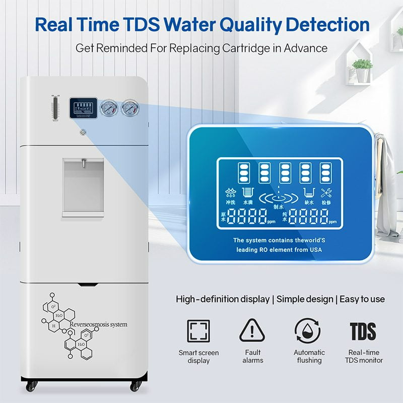 Commercial RO System-Real Time TDS Water Quality Detection