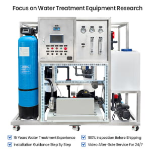 Seawater Desalination Plant for Blue FRP tank