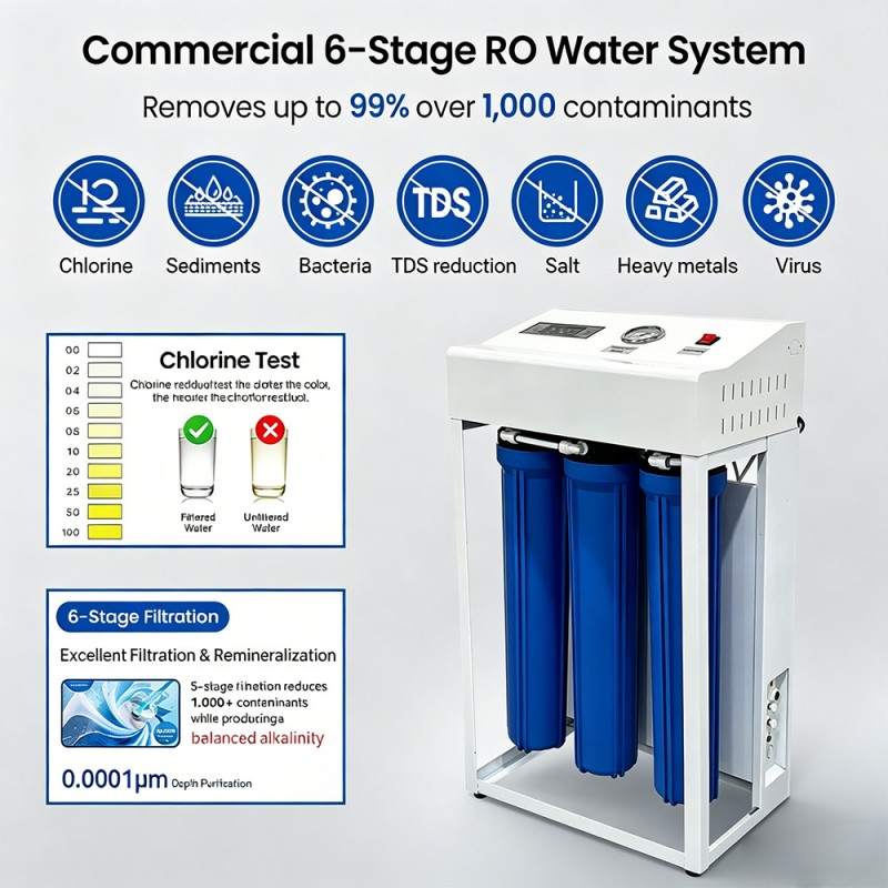 Commercial 6-Stage RO Water System