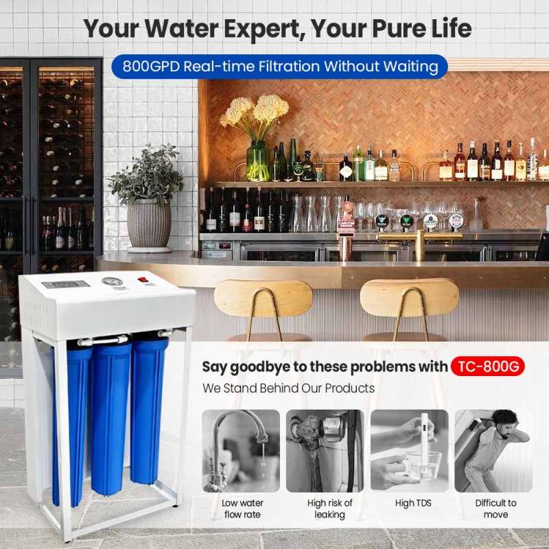 Commercial RO System for Residential & Light Commercial Use