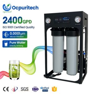 3-Stage Filtration 2400 GPD Tankless Reverse Osmosis Water Purification System
