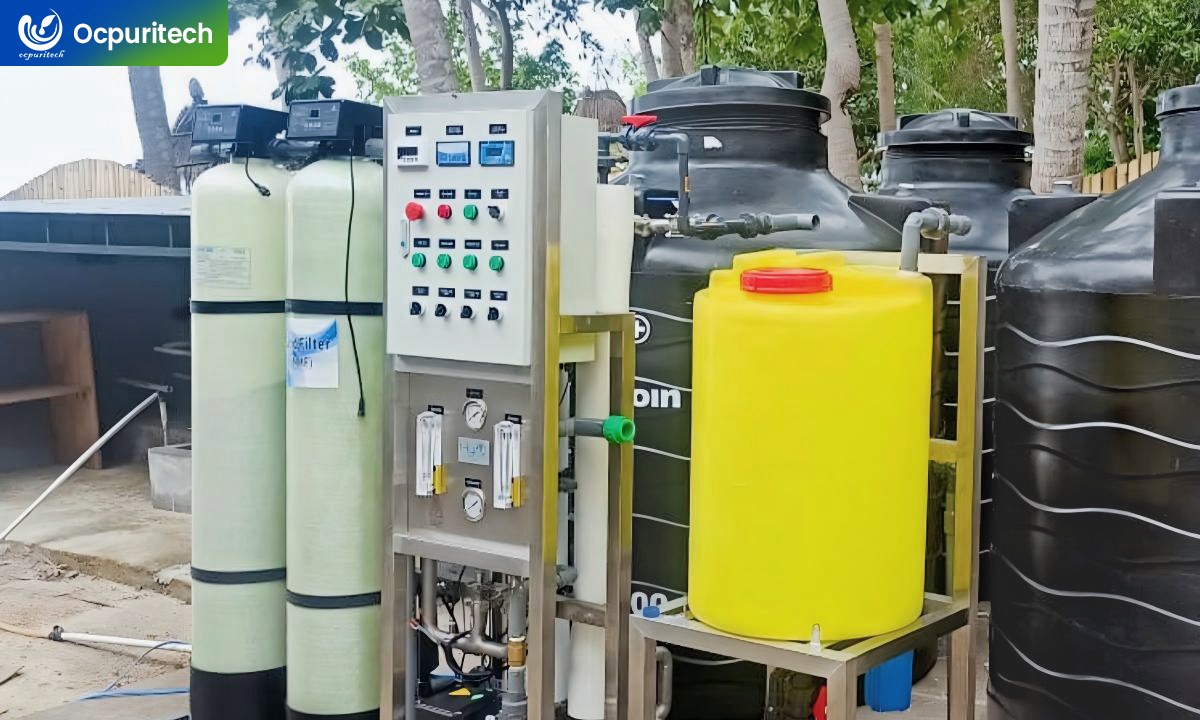 Brackish water reverse osmosis water treatment systems
