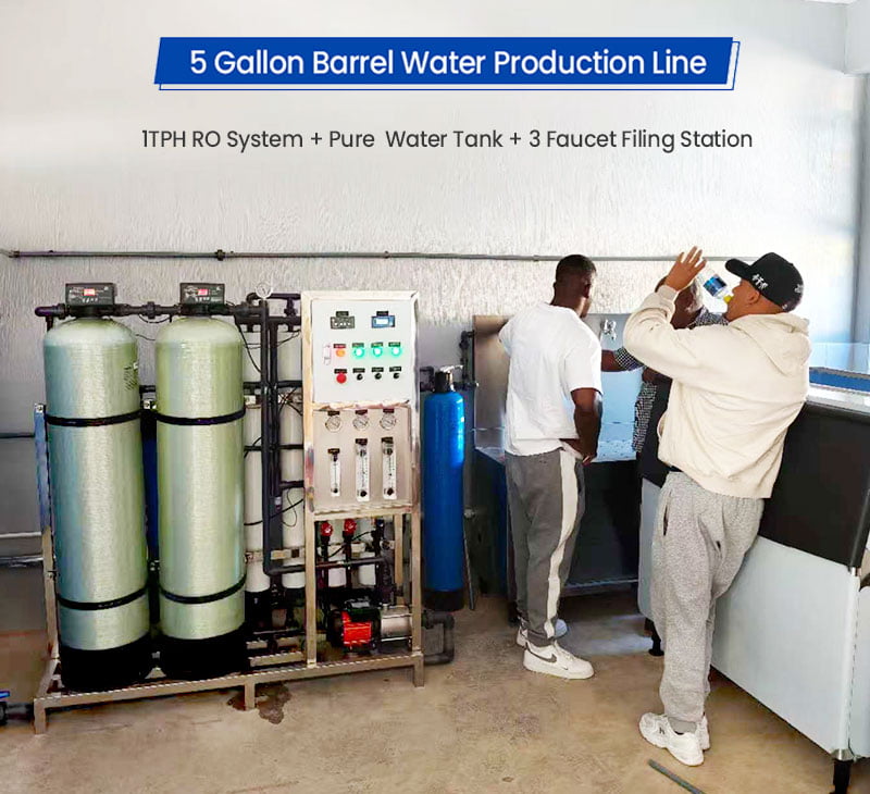 Small water plant purified water filling production line