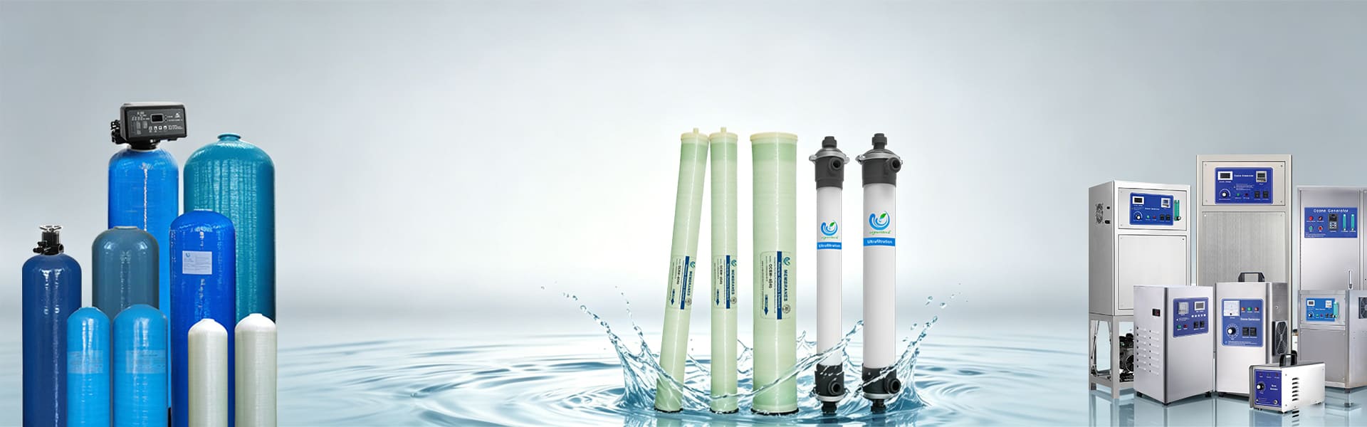 Water treatment equipment components