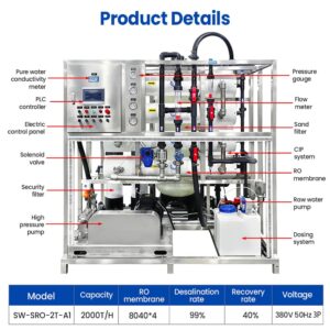 High Capacity SWRO Plant for Municipal Water Supply