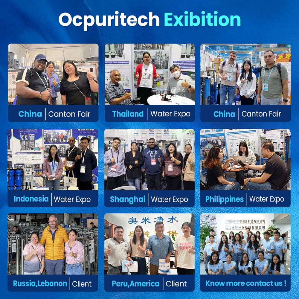 Ocpuritech Water Exhibition Photos With International Overseas Clients