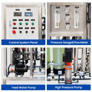 RO System Spare Parts Control Panel, Pumps, Pressure Gauges, Flow Meters