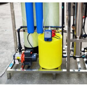 RO pre-treatment unit with chemical dosing plastic tank