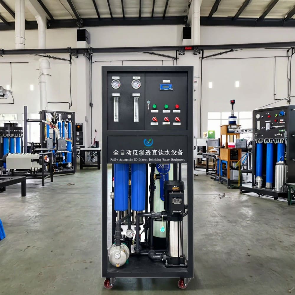 Reverse osmosis water purifier for industrial on-site water processing
