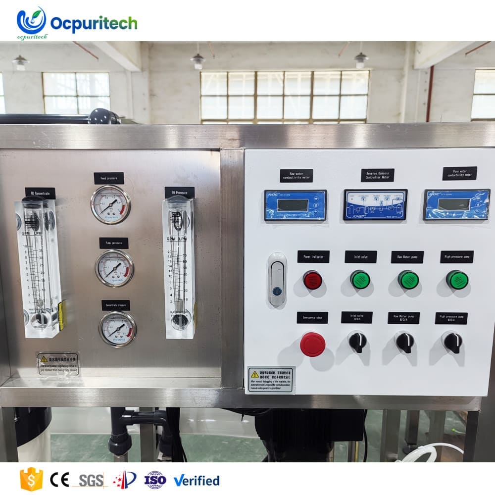 Smart control panel of Brackish Water RO System