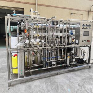 2TH pharma RO EDI ultrapure water treatment plant, PLC control panel