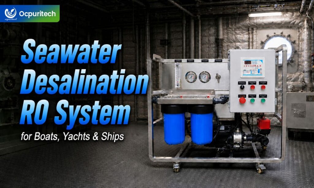 Small Seawater Desalination RO System for Boats, Yachts & Ships