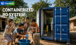 Containerized RO pant for remote community drinking water supply