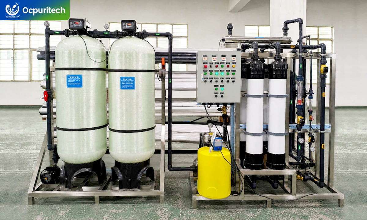 Customized river water treatment system with UF units