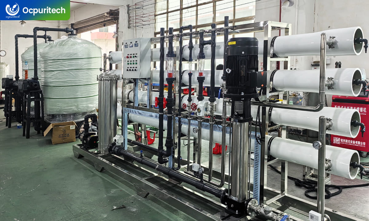 Industrial Reverse Osmosis System RO membrane equipment workshop