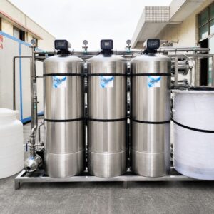Ocpuritech 2TH pharma ultrapure water EDI system, stainless steel pre-treatment tank