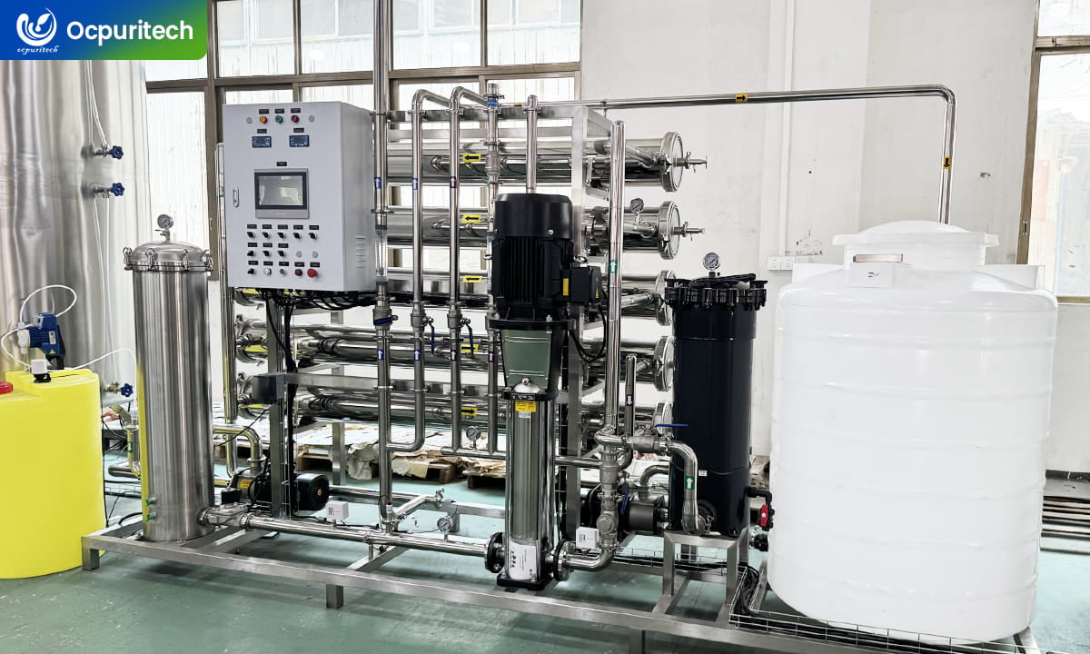 RO water treatment system for 5 gallon bottled water plant