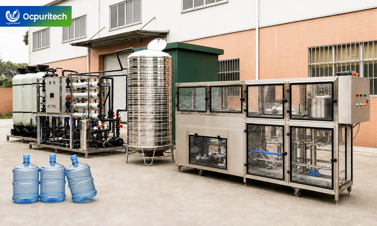 bottled water factory equipment production line