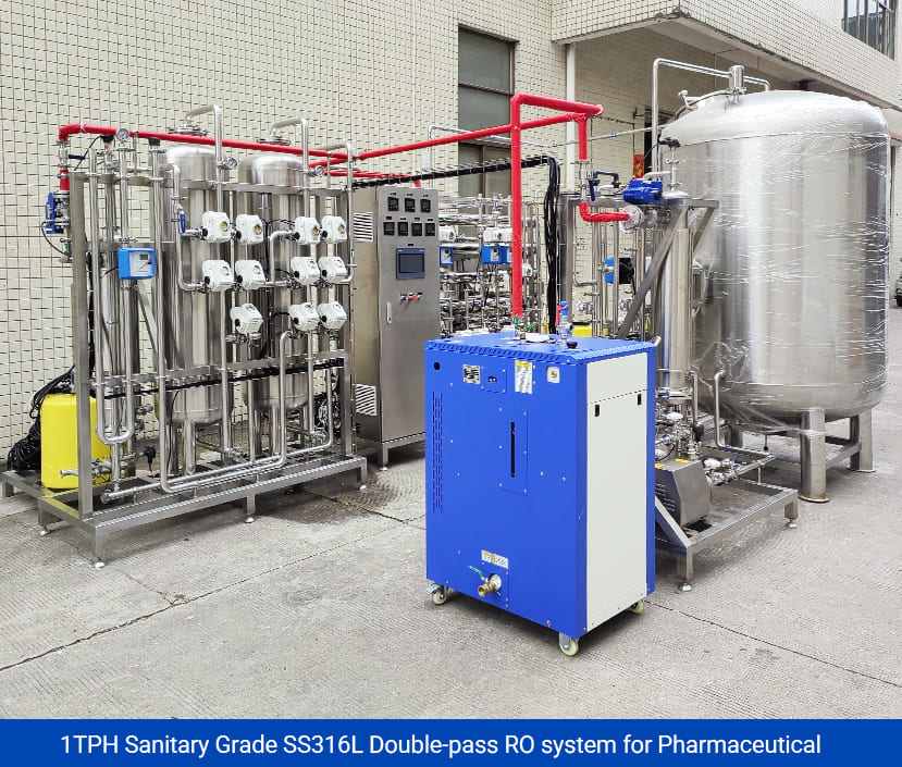 double pass ro pharmaceutical water treatment process flow