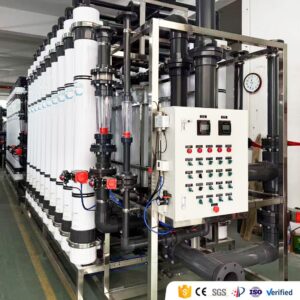 60T hollow fiber UF membrane modules with automated valve manifold