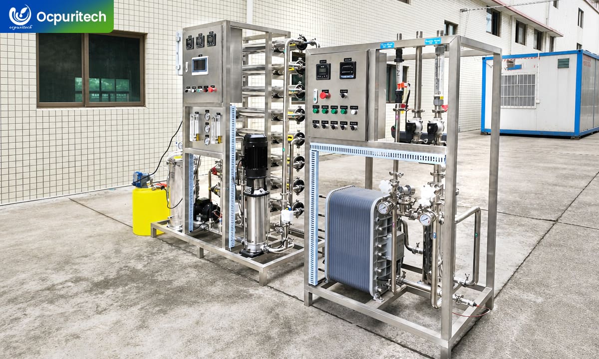 EDI module water treatment system