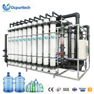 Ocpuritech 60T UF water purification system for bottled water production