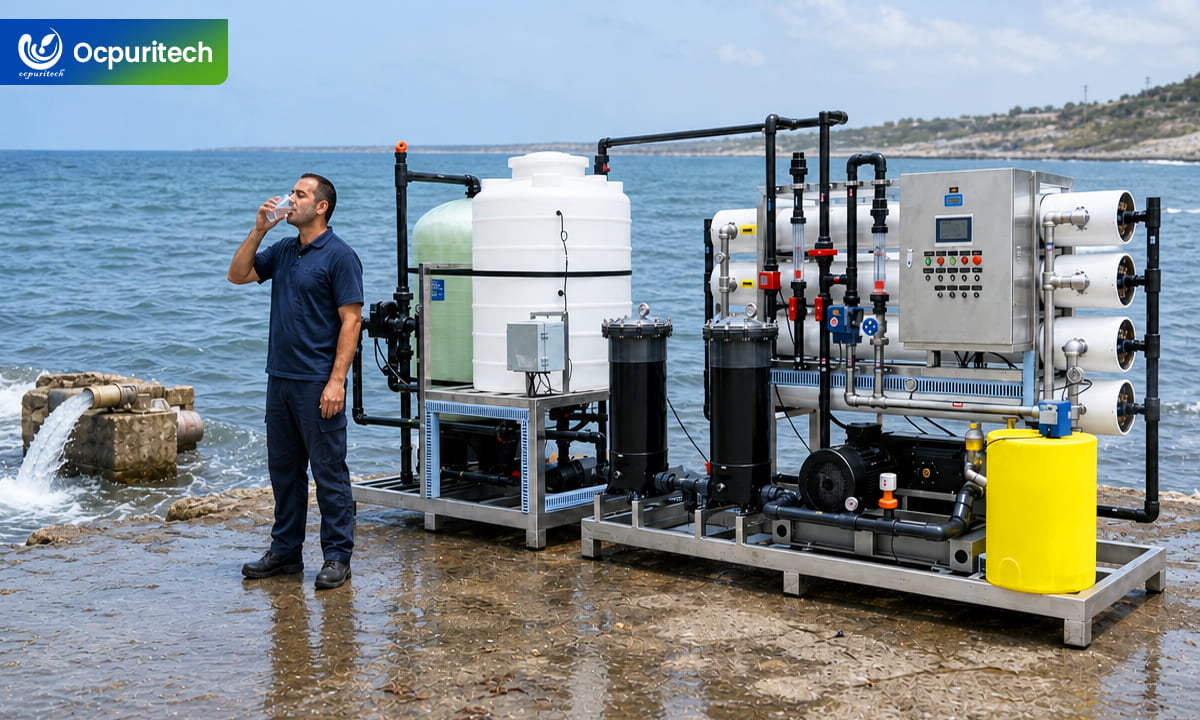Seawater desalination machine - direct drinking water